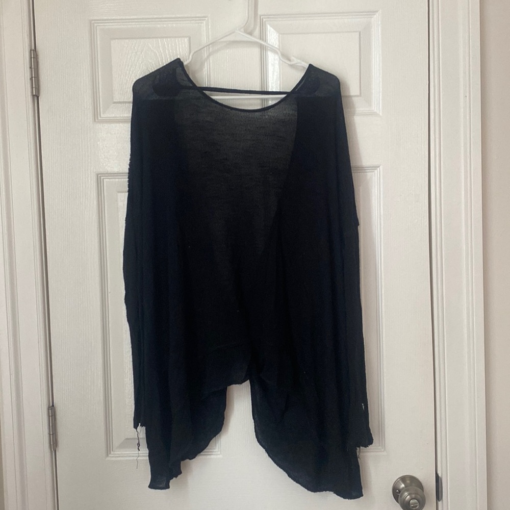 Free people crisscross back sweater